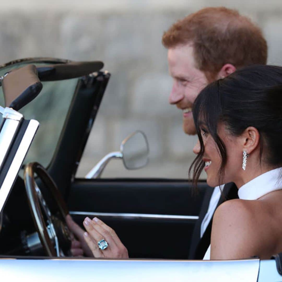 El curioso detalle del coche de Meghan y Harry en el que nadie se fijó