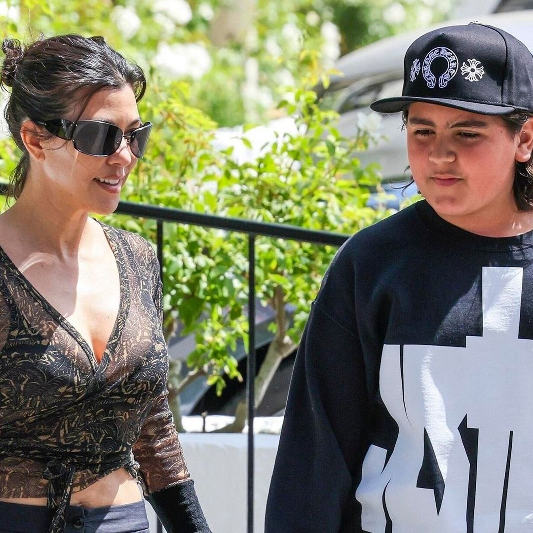 Con 14 años, Mason, el hijo mayor de Kourtney Kardashian, debuta en las redes sociales