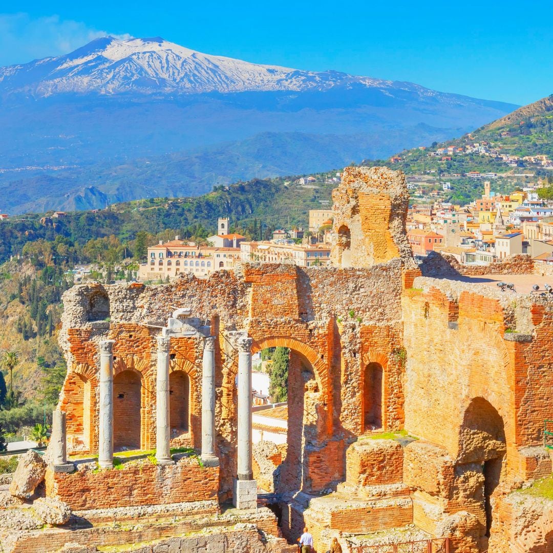 Teatro griego de Taormina, Sicilia