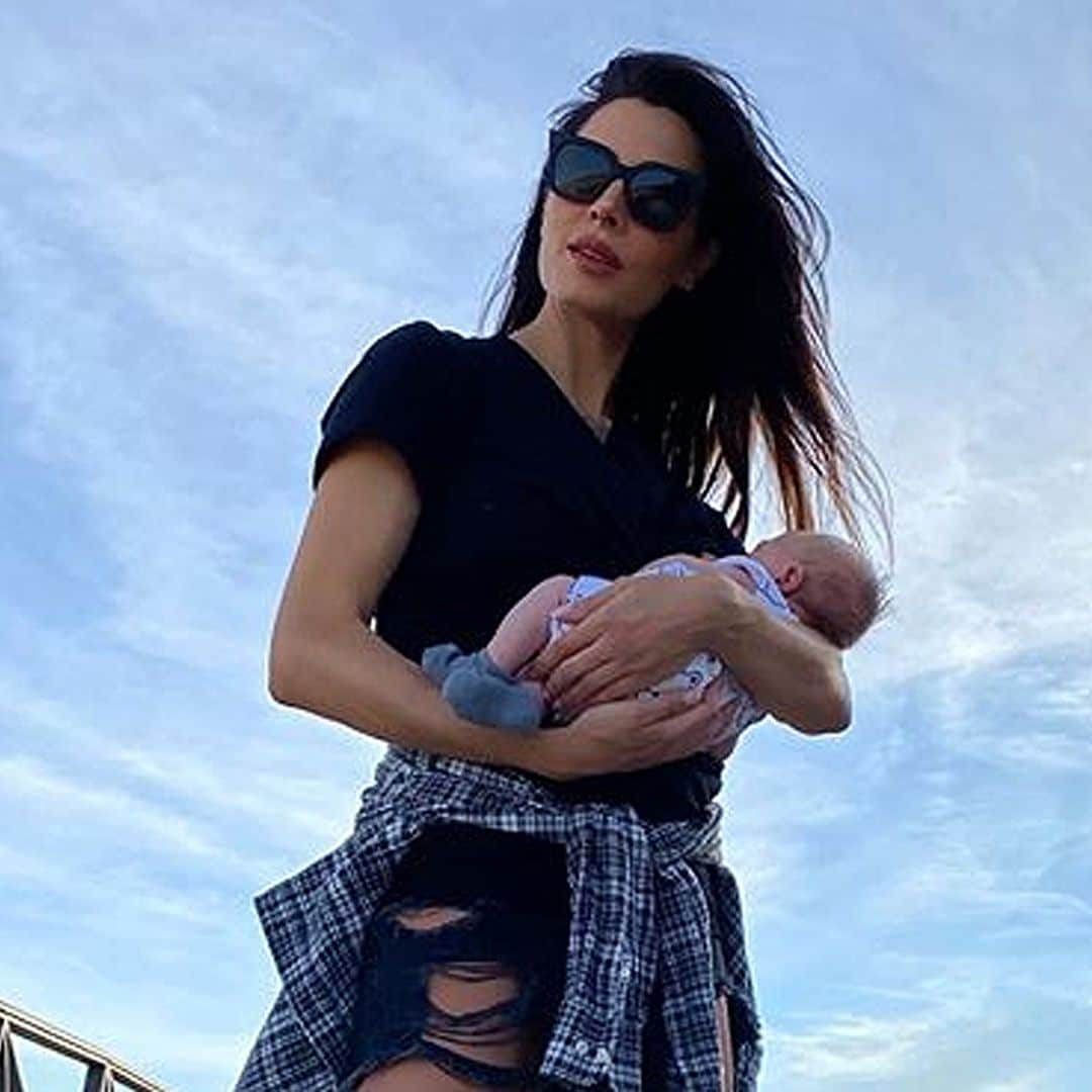 Pilar Rubio tiene claro a quién se parece Máximo Adriano ¡y no es a sus padres!