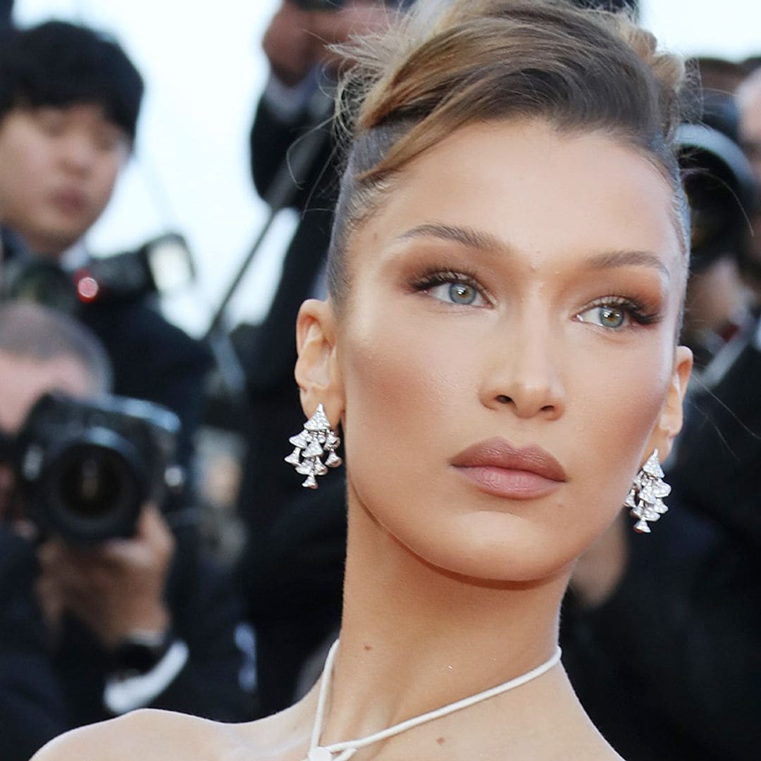 Sin maquillaje y con el pelo revuelto: Bella Hadid causa furor con estas fotos