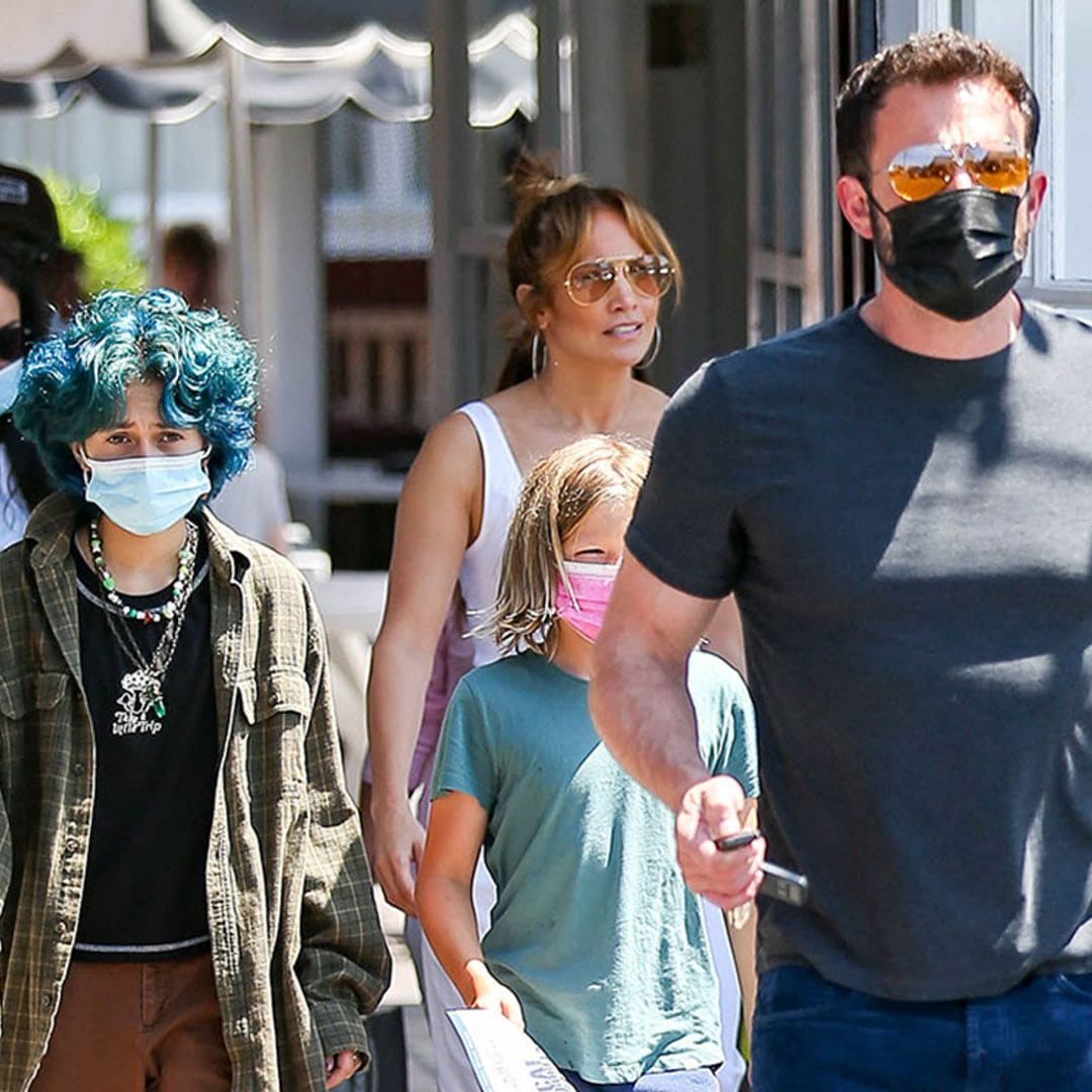 La 'modern family' que han formado JLo y Ben Affleck (incluidos Jennifer Garner y Marc Anthony)