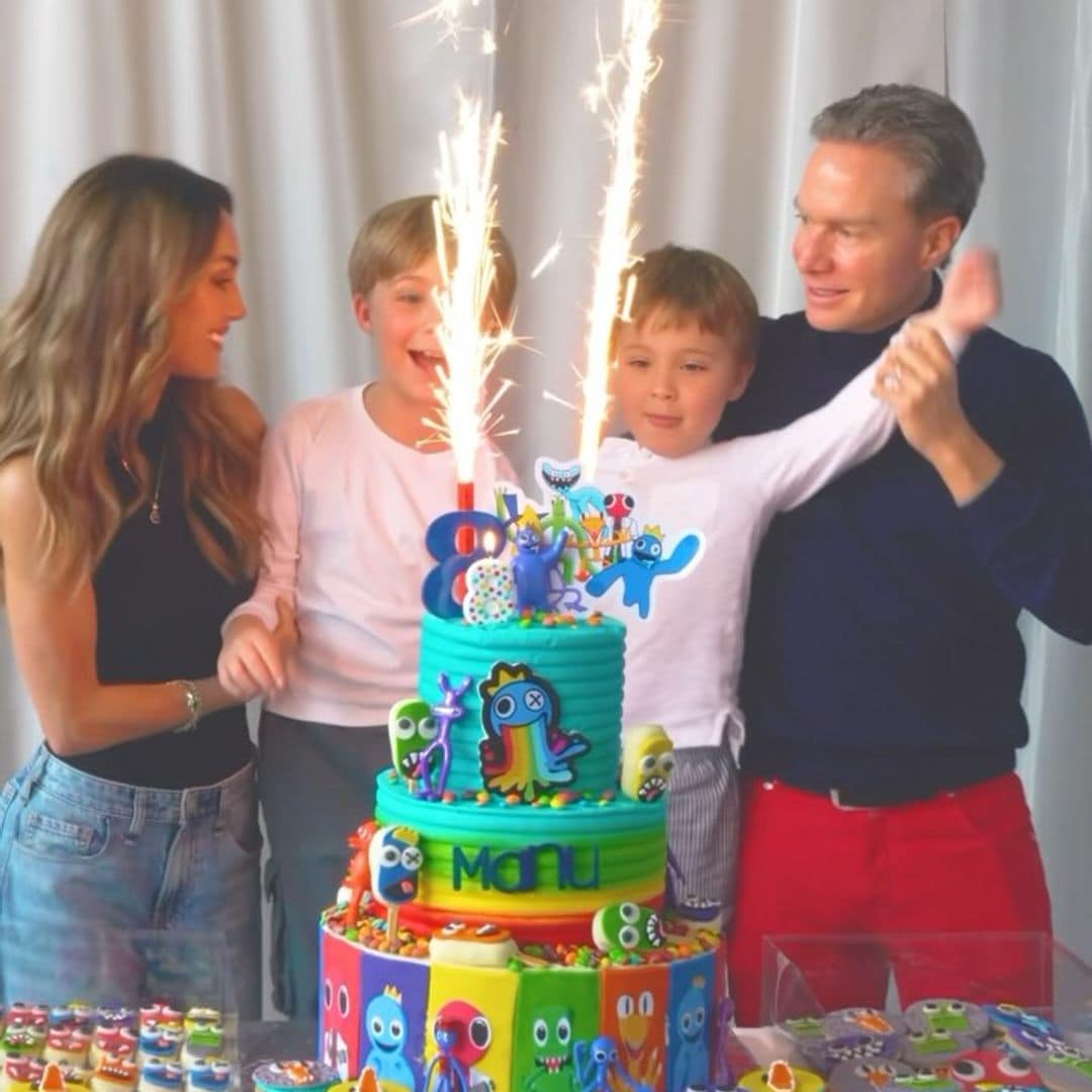 Lejos de la polémica, Anahí celebra el cumpleaños de su hijo Manu con una espectacular fiesta