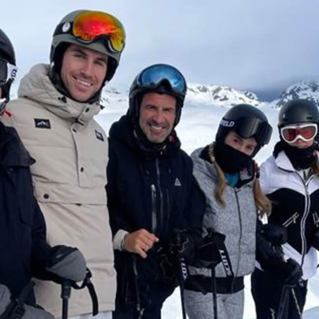 Beltrán Lozano, uno más en la familia de Daniela Figo en Baqueira Beret, donde confirmaron su romance hace un año