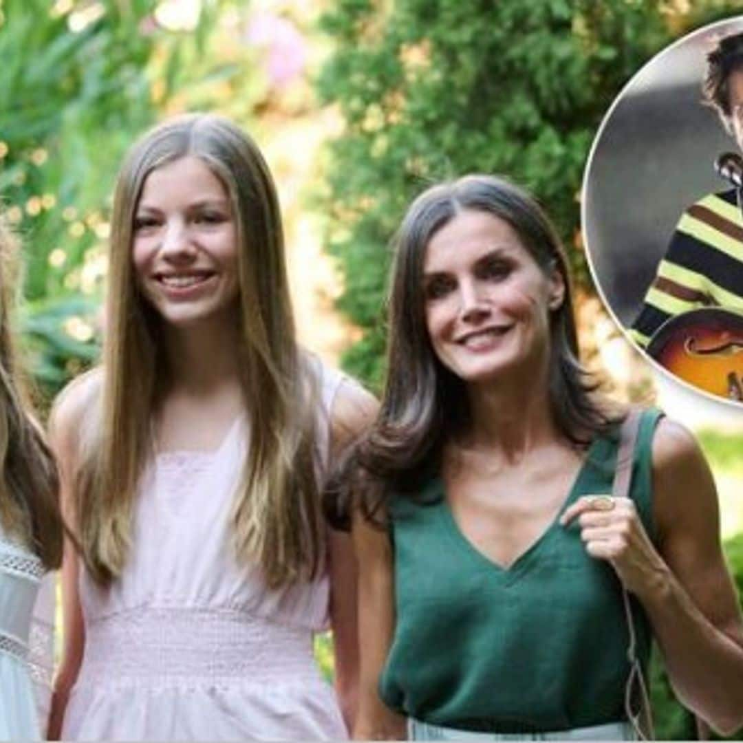 La reina Letizia, la princesa Leonor y la infanta Sofía en primera fila para ver a Harry Styles