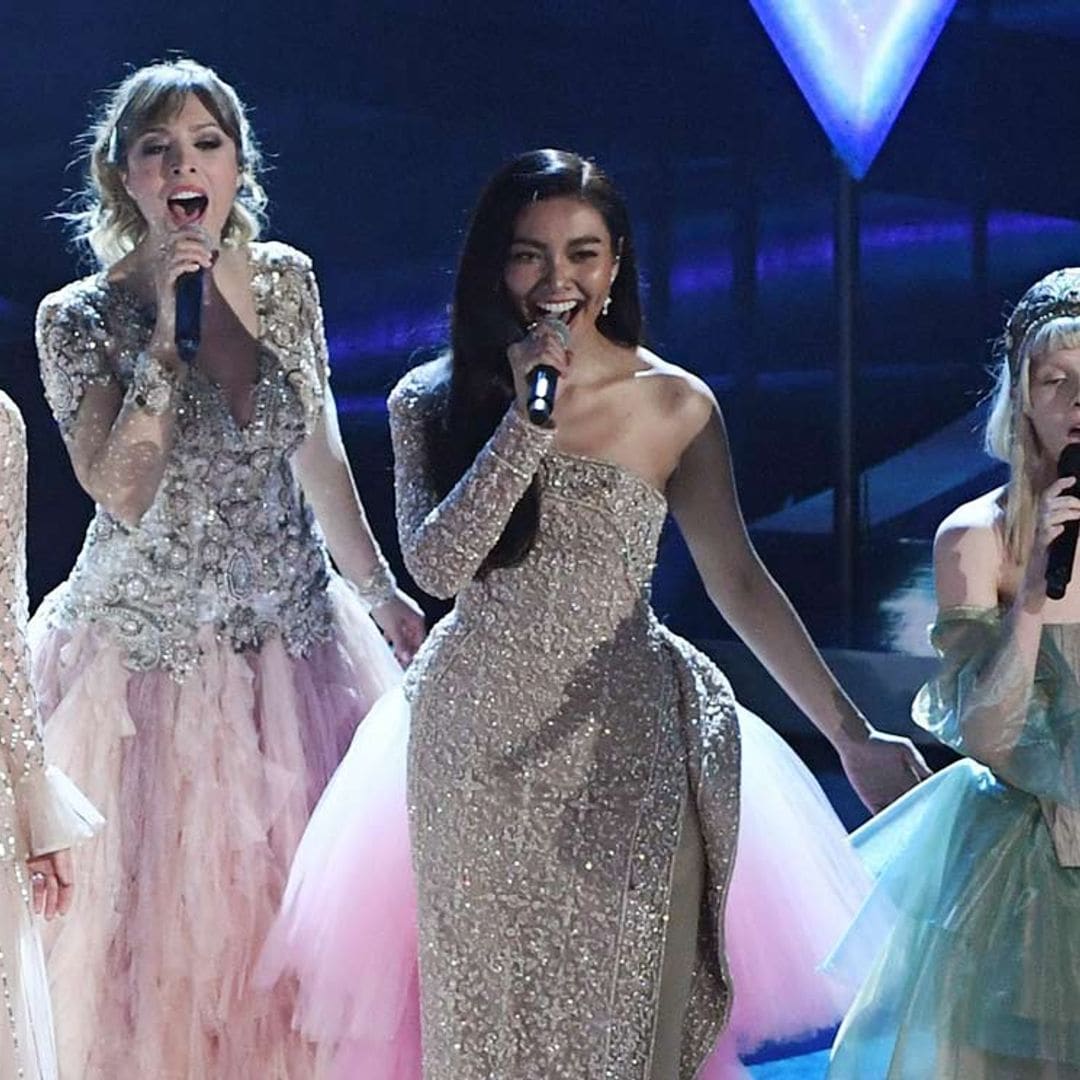 Un vestido joya y una actuación de princesas... Gisela llena de magia el escenario