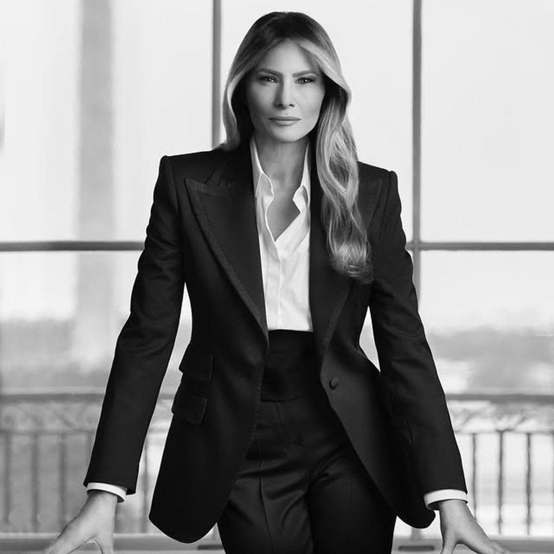 Un reflejo de seguridad y fortaleza: así es el retrato oficial de Melania Trump como primera dama