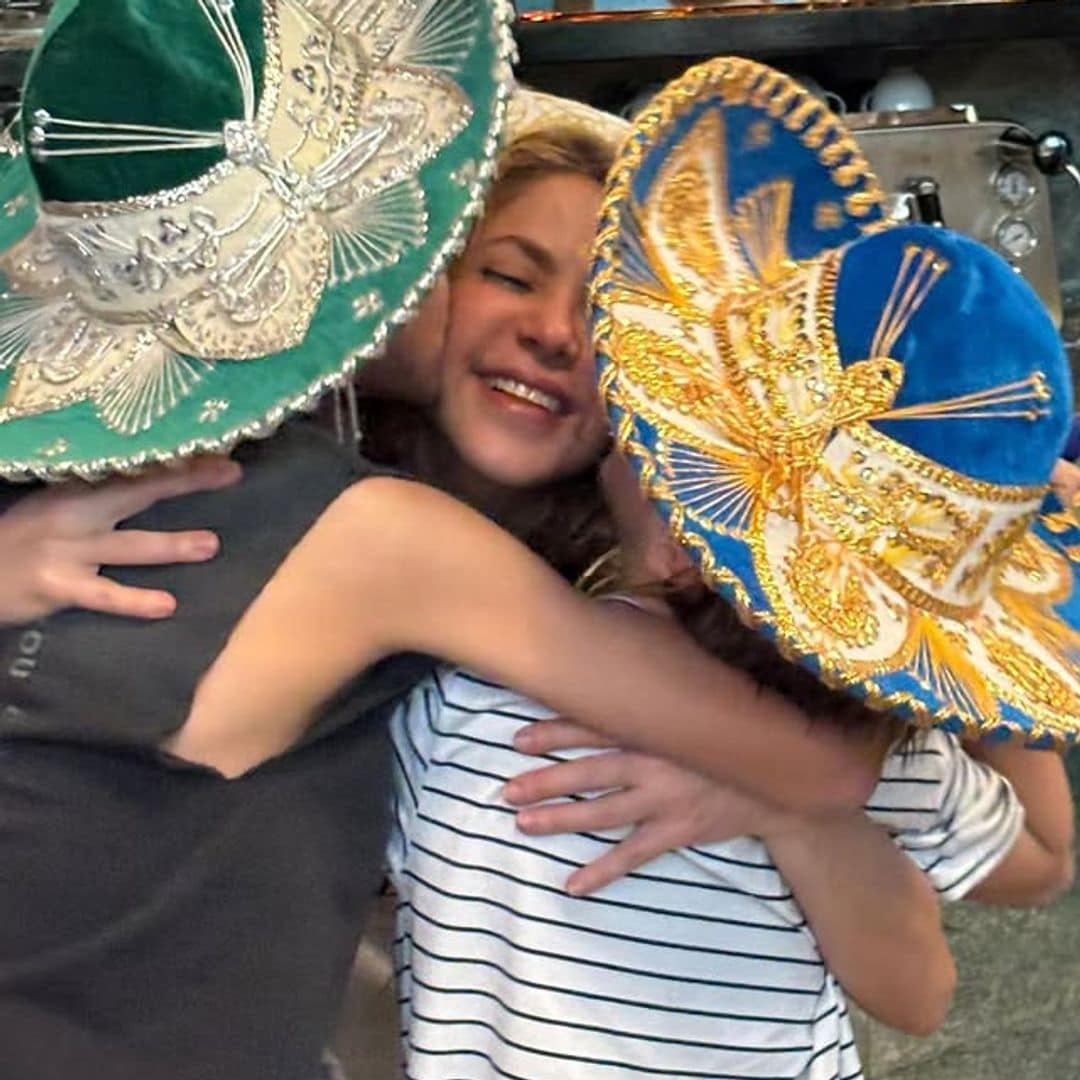 Así fue el emotivo reencuentro de Shakira con sus hijos en México