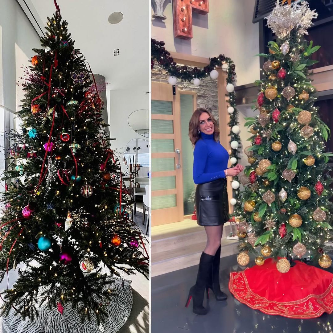 Lili Estefan, Kourtney Kardashian, Marc Anthony y más: ¡Los famosos ya pusieron su árbol de Navidad!