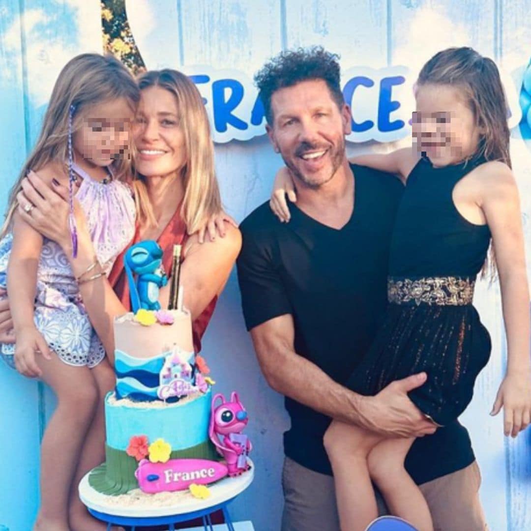 La hija de Simeone cumple 7 años con una increíble fiesta temática que incluye un corner de maquillaje