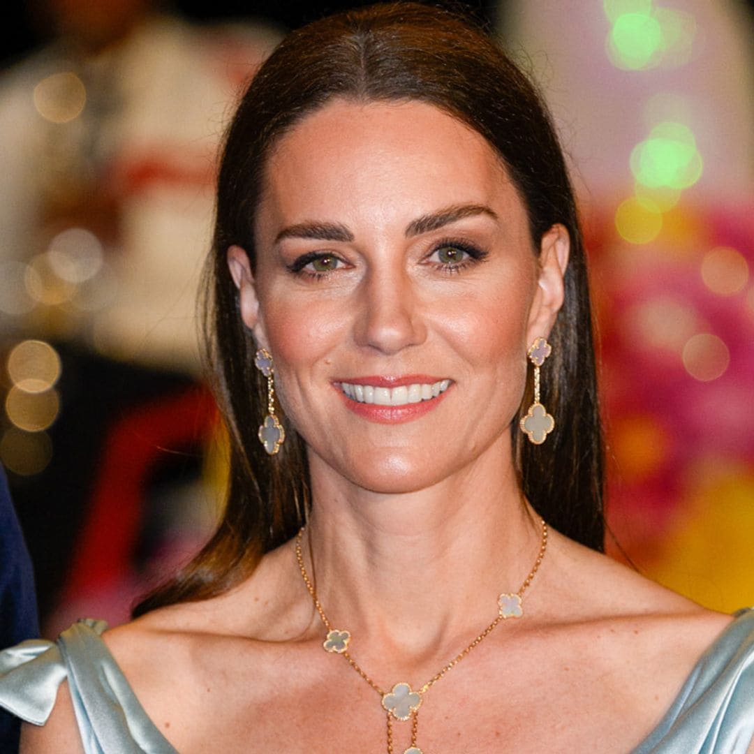 Kate Middleton, una princesa de cuento con vestido nupcial en su última noche en Bahamas