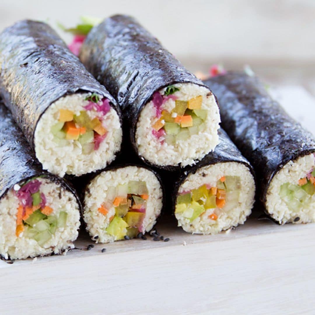 Maki-sushi vegano