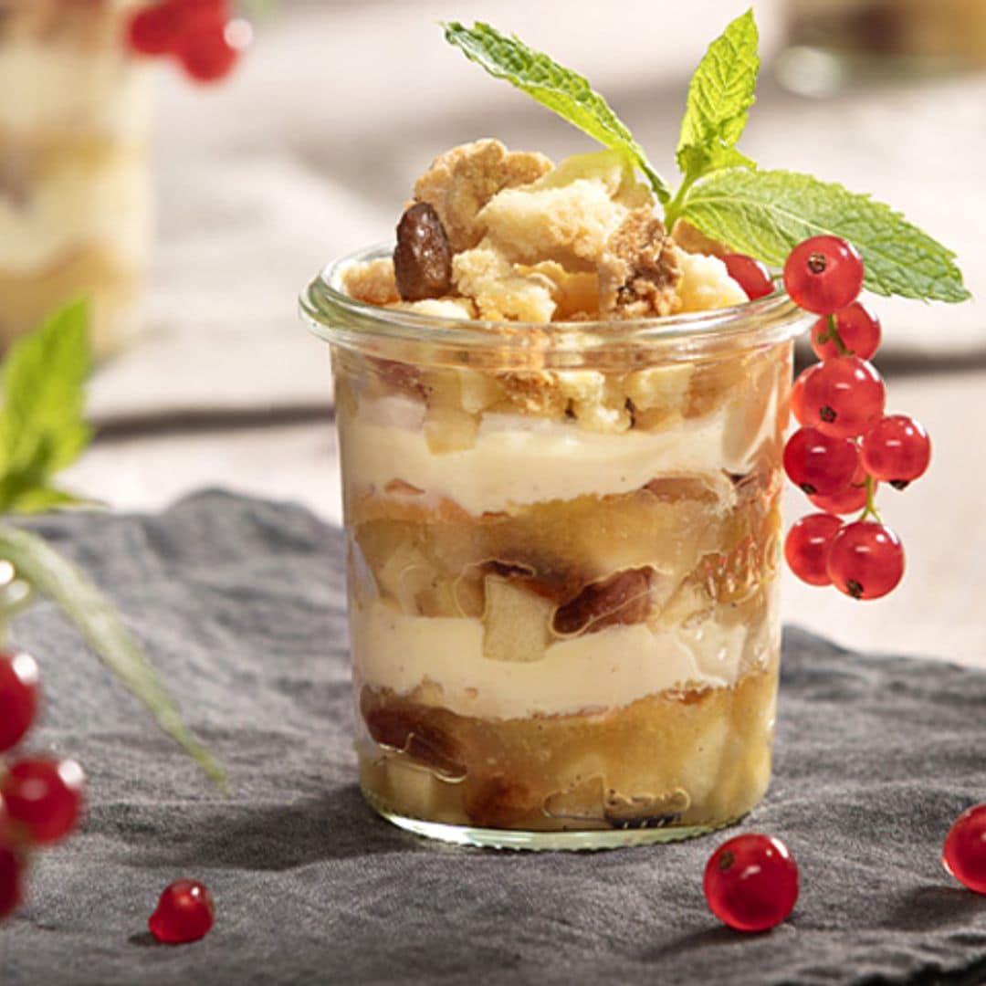 'Strudel' de manzana con 'crumble' de canela