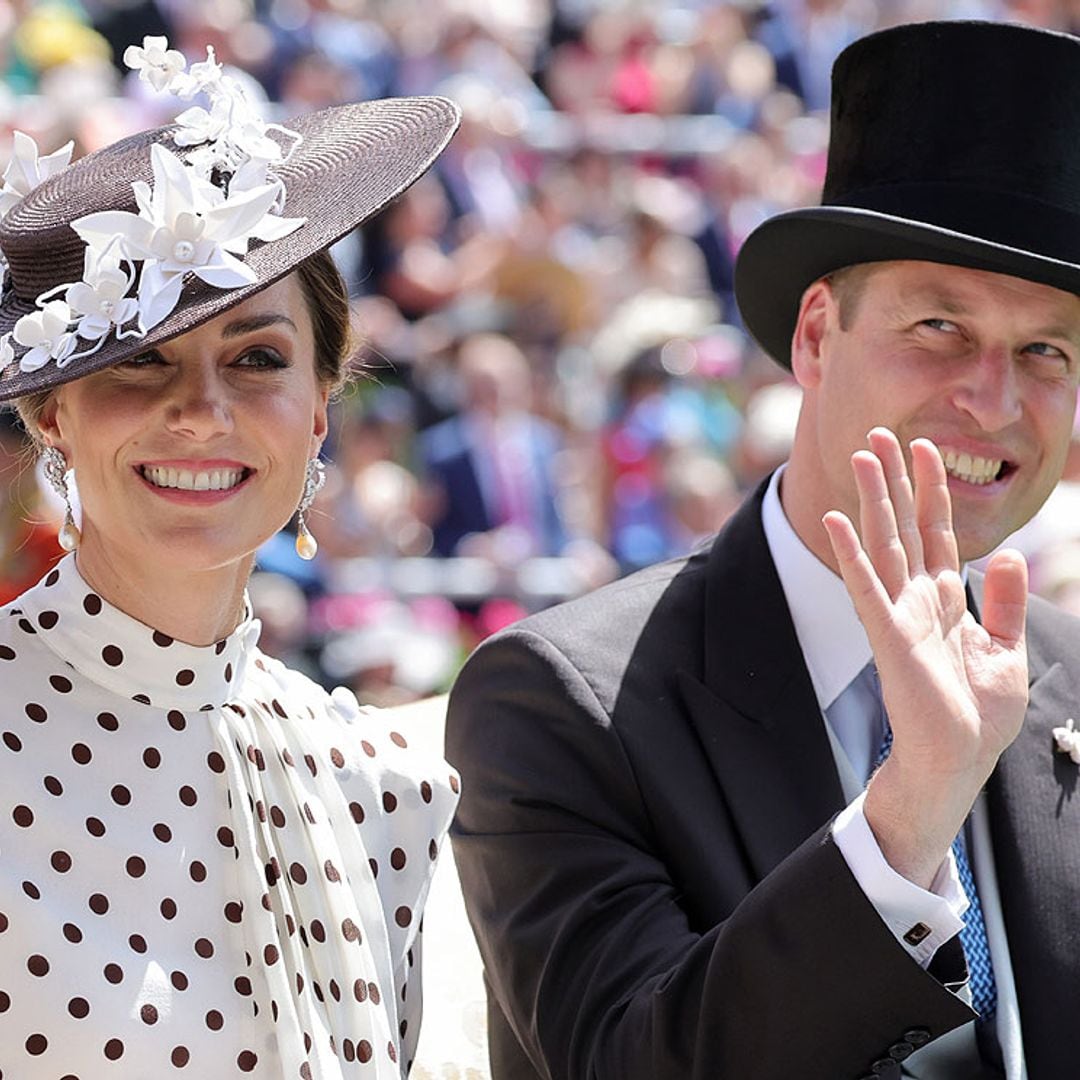 Los duques de Cambridge desafían las altas temperaturas y aparecen por sorpresa en Ascot