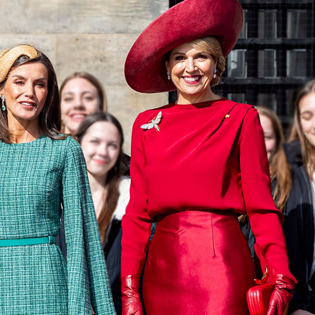 La conexión de los looks de las reinas en Países Bajos con Matilde de Bélgica y María Teresa de Luxemburgo