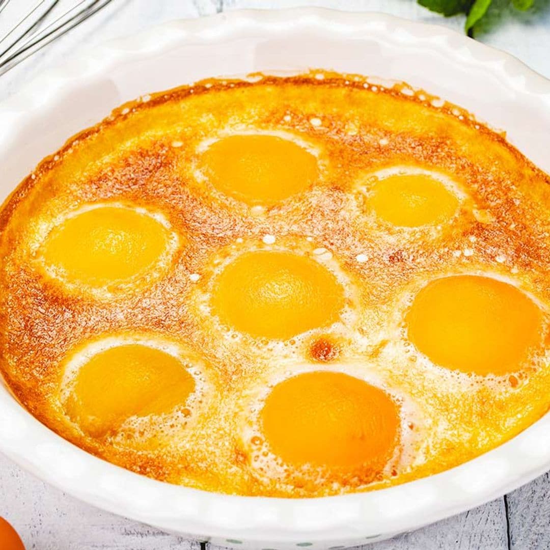 'Clafoutis' de melocotón