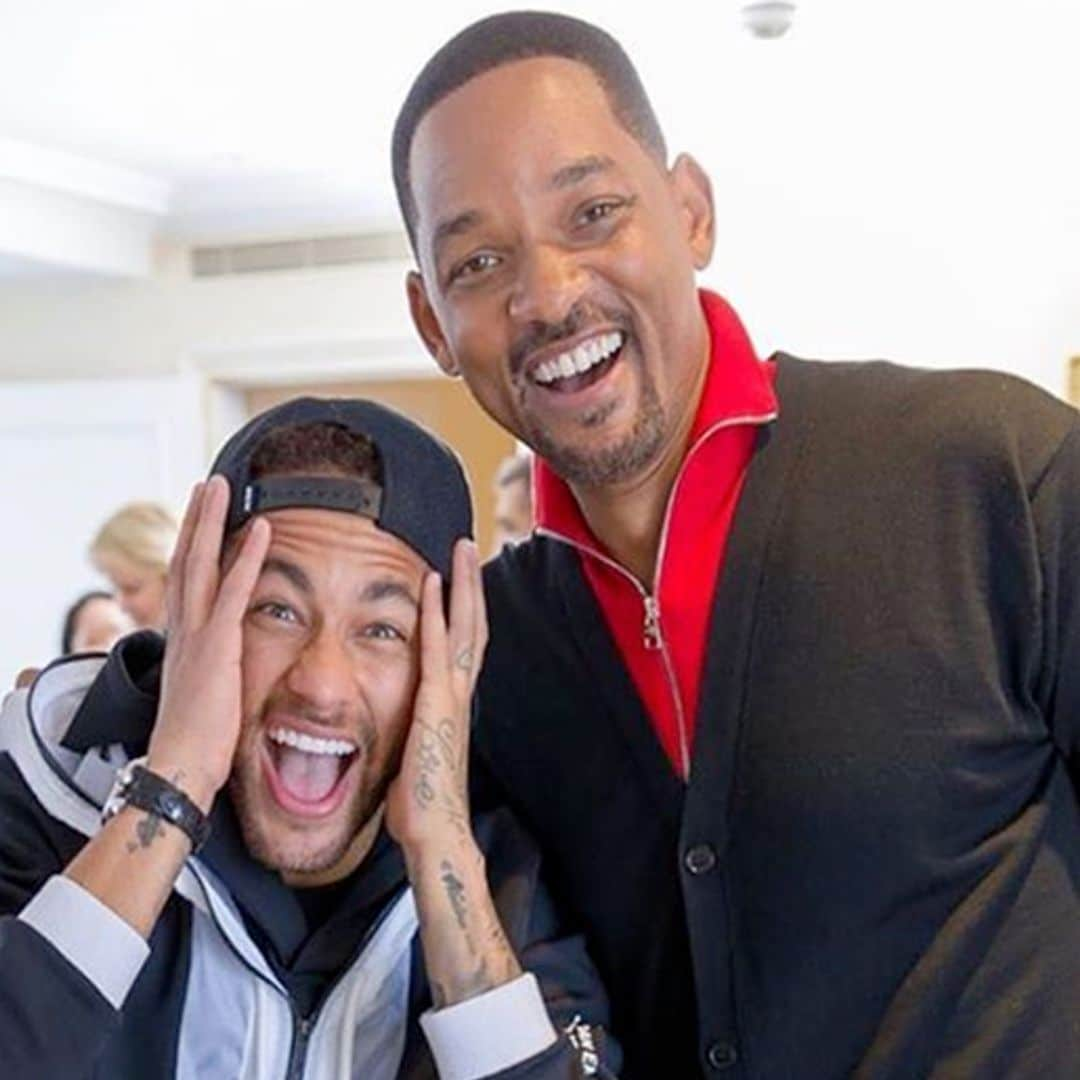 ¡Cumplió su sueño! El inesperado encuentro entre Neymar Jr. y uno de sus más grandes ídolos: Will Smith