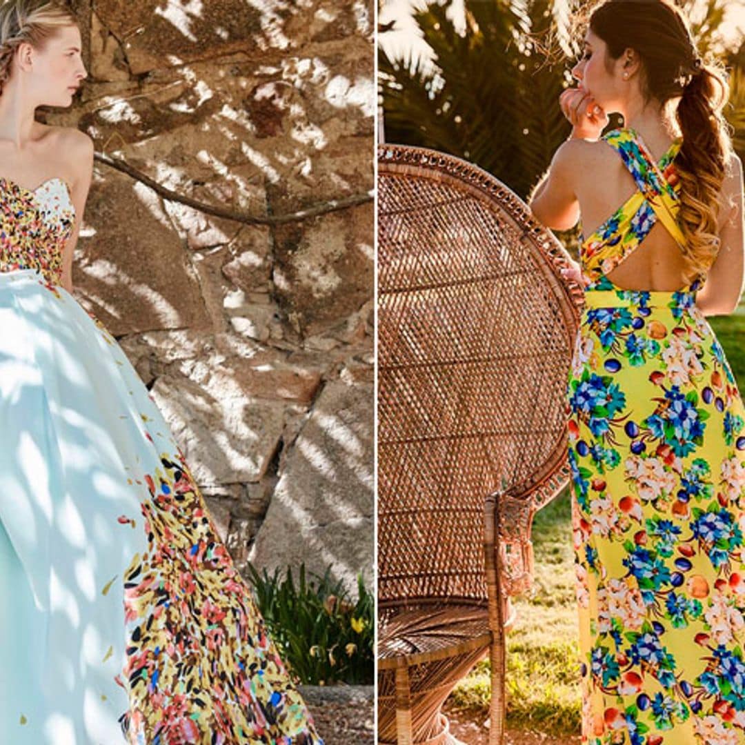 Diez vestidos de fiesta largos (¡y refrescantes!) para bodas de verano