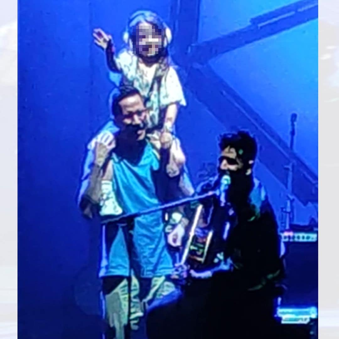 Te mostramos el momentazo de Pablo López con su sobrina en su último concierto