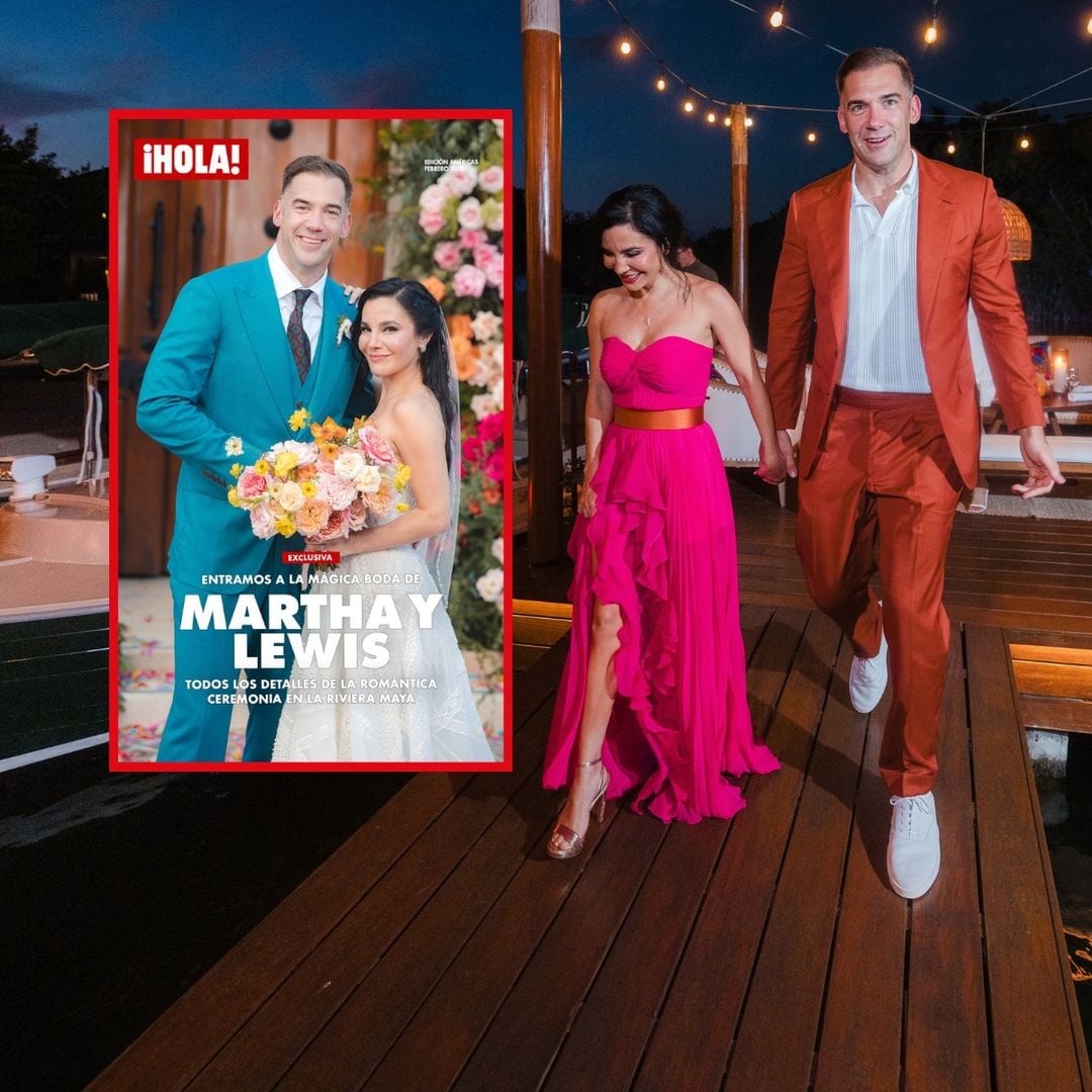 Entramos a la mágica y colorida boda mexicana de Martha Higareda y Lewis Howes [EXCLUSIVA]