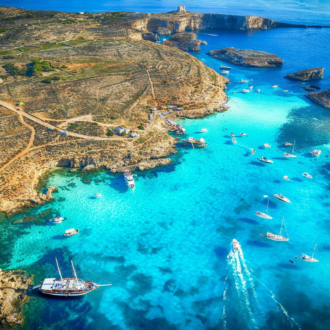 Laguna Azul, isla de Comino, Malta