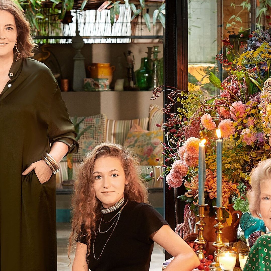 Sarah, Sally y Angélica Hambleton: tres generaciones unidas por las flores