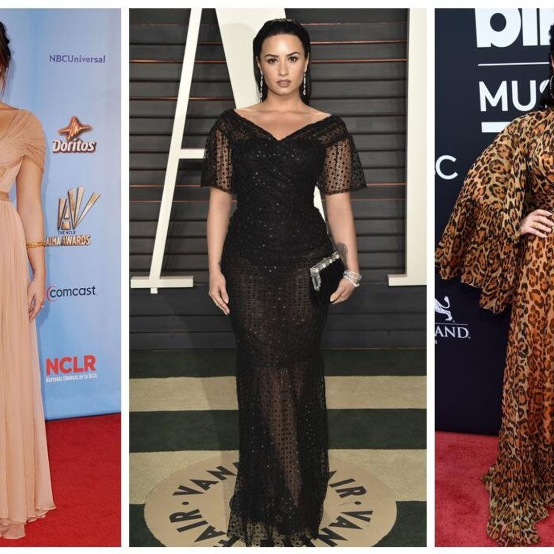 La impresionante transformación de Demi Lovato en la alfombra roja