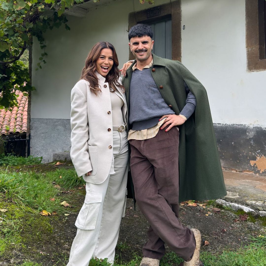 Sidra, fabada y un guiño a Georgina: así está siendo el viaje de Eva Longoria en Asturias