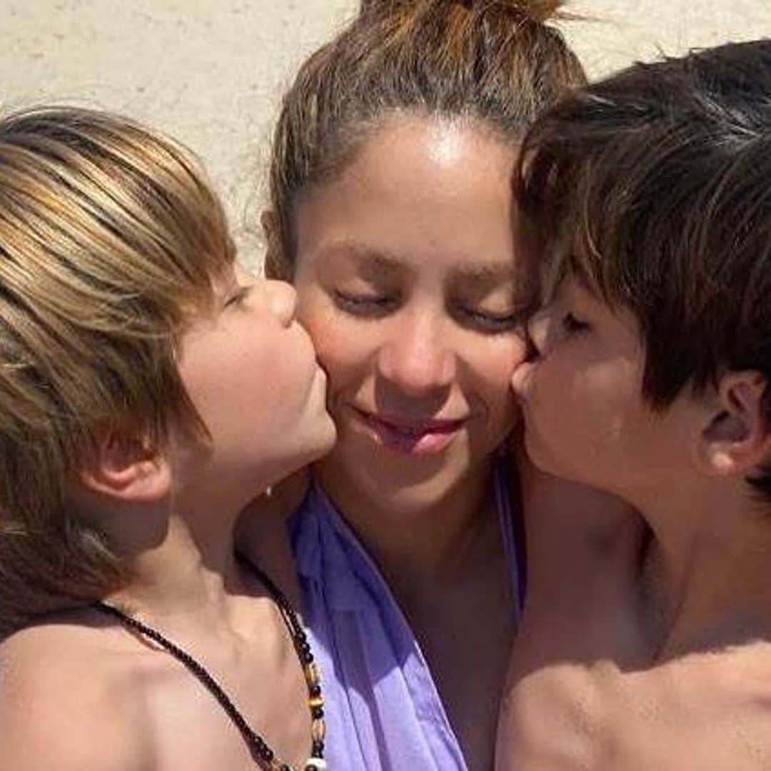 Milan y Sasha, hijos de Shakira, derriten a todos al cantar el nuevo éxito de su mamá