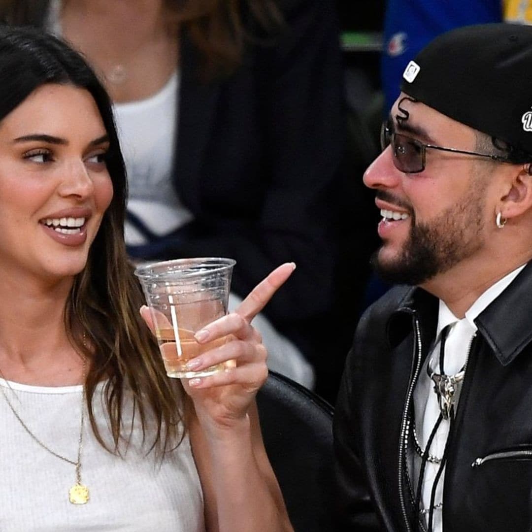 Kendall Jenner y Bad Bunny derrocharon amor en el concierto de Drake