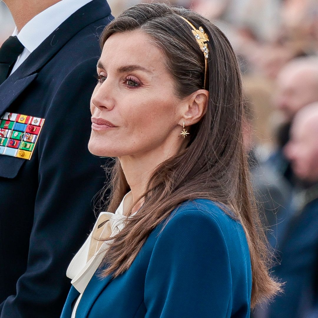 Spanish Queen Letizia attending Departure Ceremony of Juan Sebastian ElCano in Cadiz on Saturday, 11 January 2025.