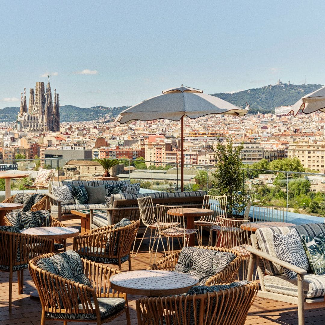 Terraza del hotel The Hoxton en Poblenou, Barcelona