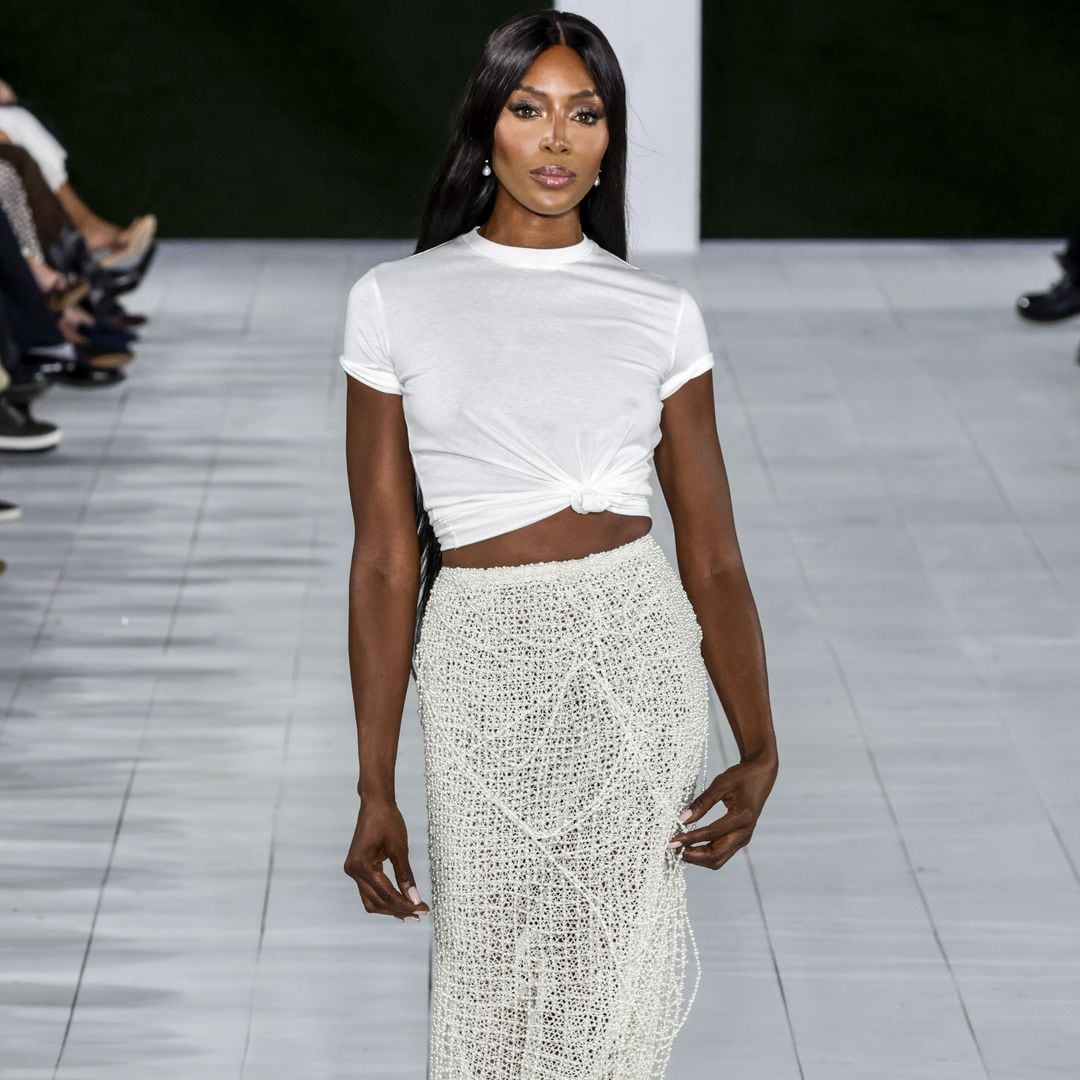 Naomi Campbell sorprende en el desfile de Ralph Lauren durante New York Fashion Week