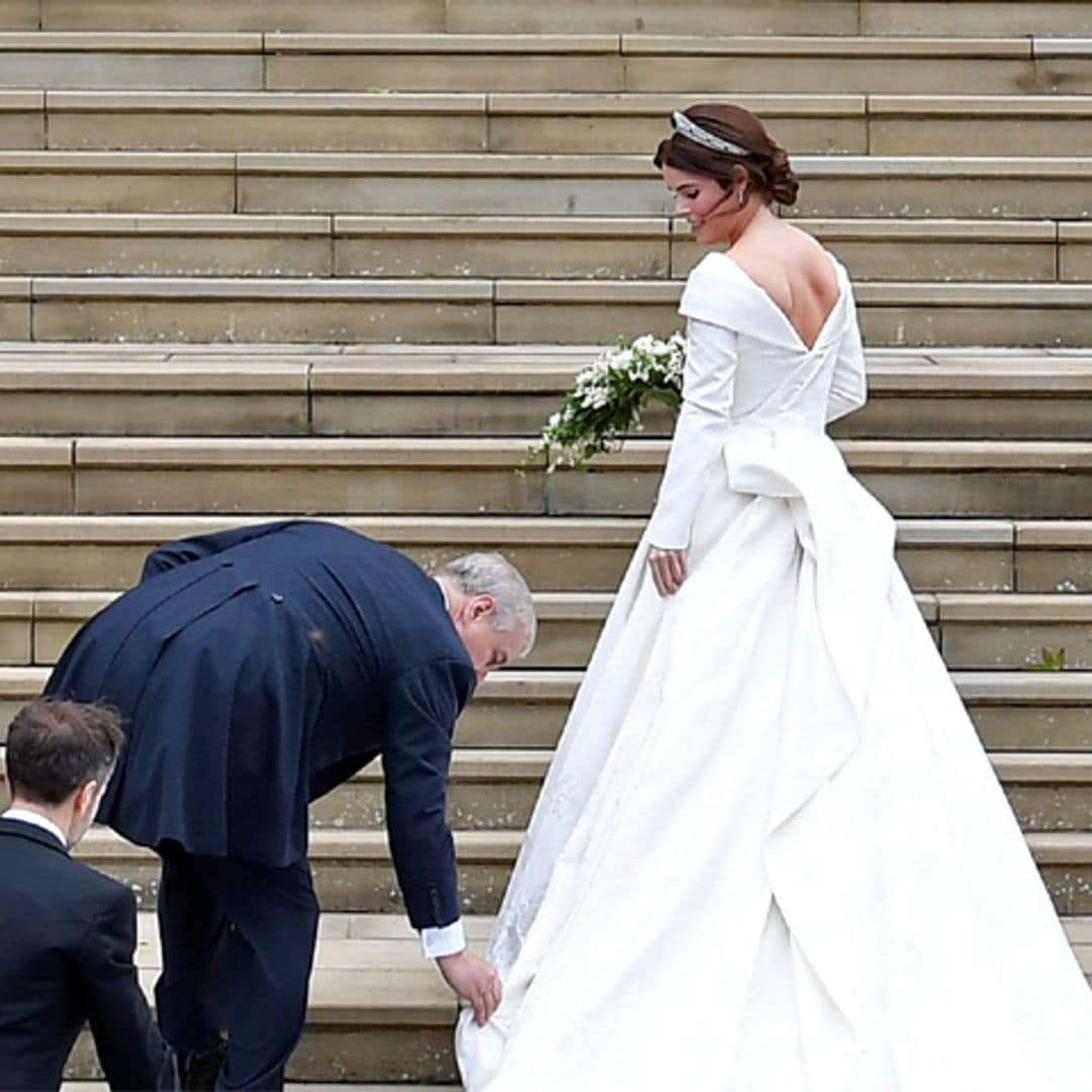 El vestido de novia de Eugenia de York, la princesa que renunció al velo