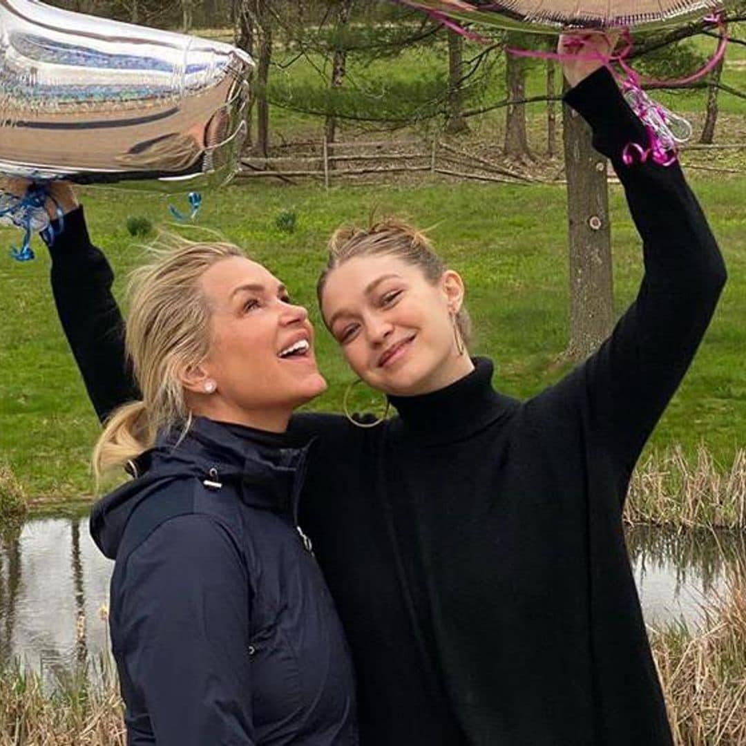 Mamá de Gigi Hadid confirma embarazo de la modelo y sus fans ven por primera vez su pancita