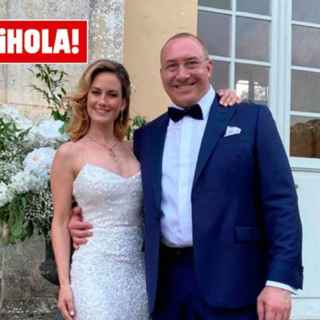 EXCLUSIVA La primera fotografía de la boda de Altair Jarabo y Frédéric García