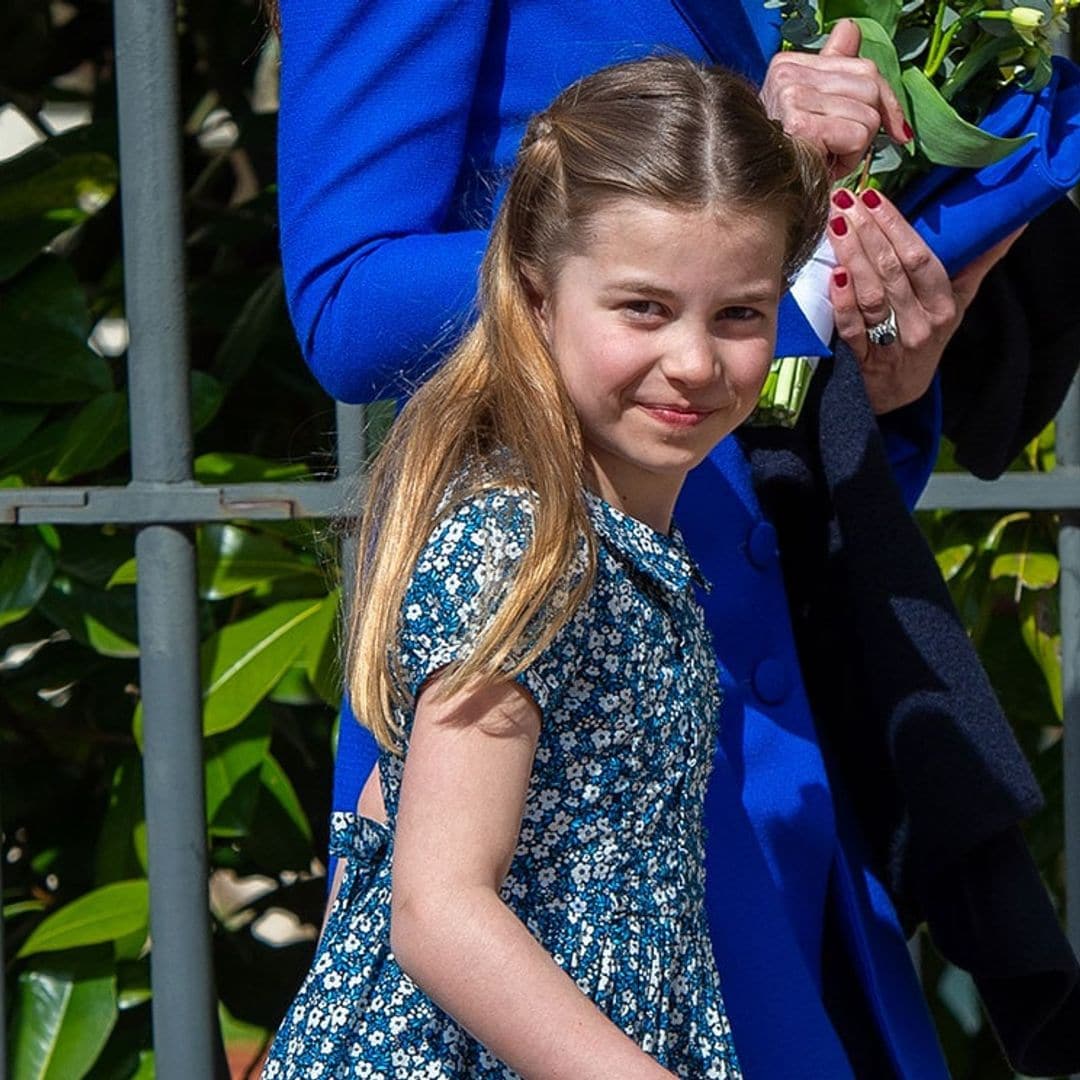 La moda de las mini royals en el servicio de Pascua