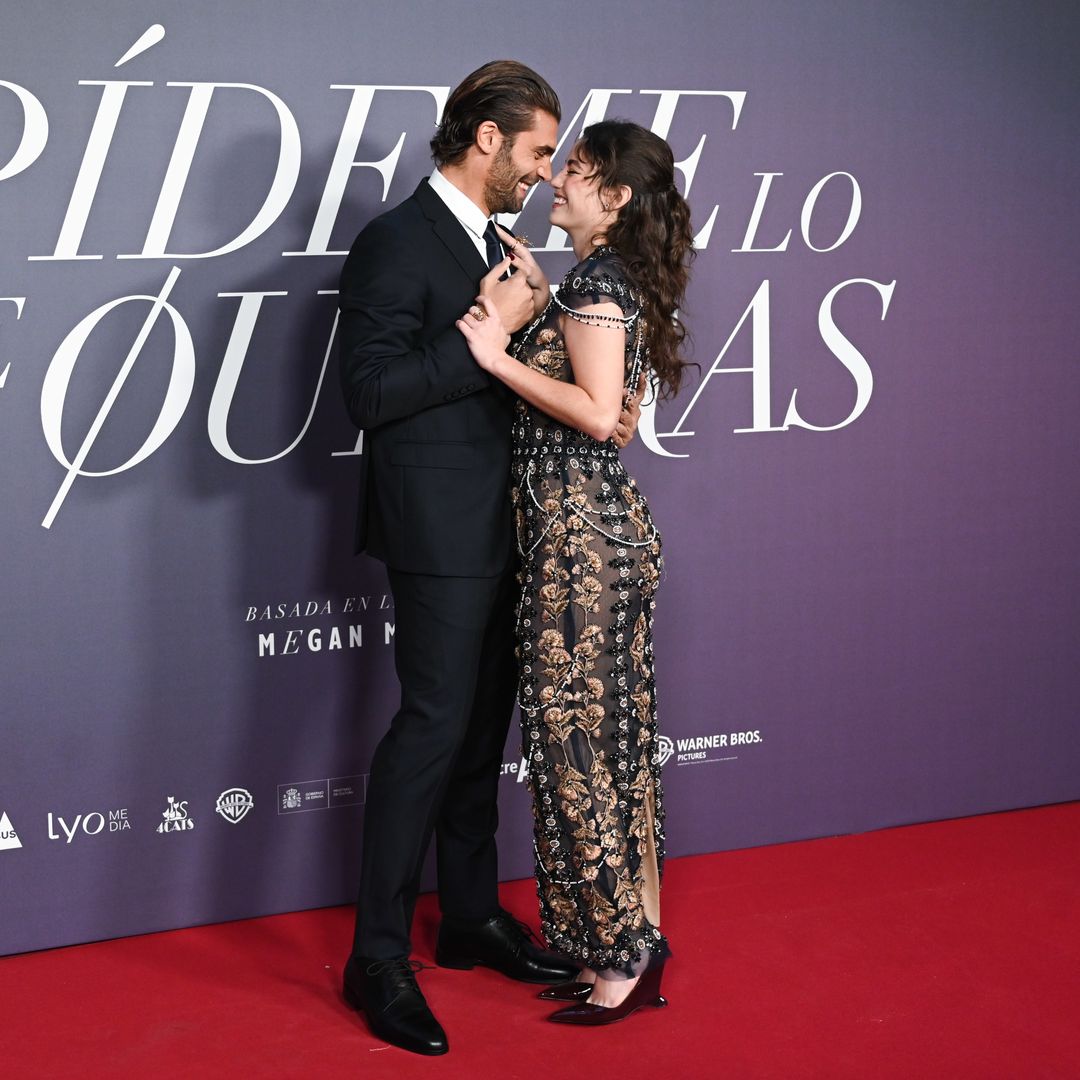 Mario Ermito y Gabriela Andrada en la premier de 'Pídeme lo que quieras' en Madrid