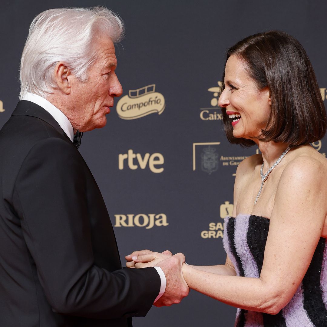 El conmovedor reencuentro entre Richard Gere y Aitana Sánchez-Gijón, los grandes protagonistas de la noche