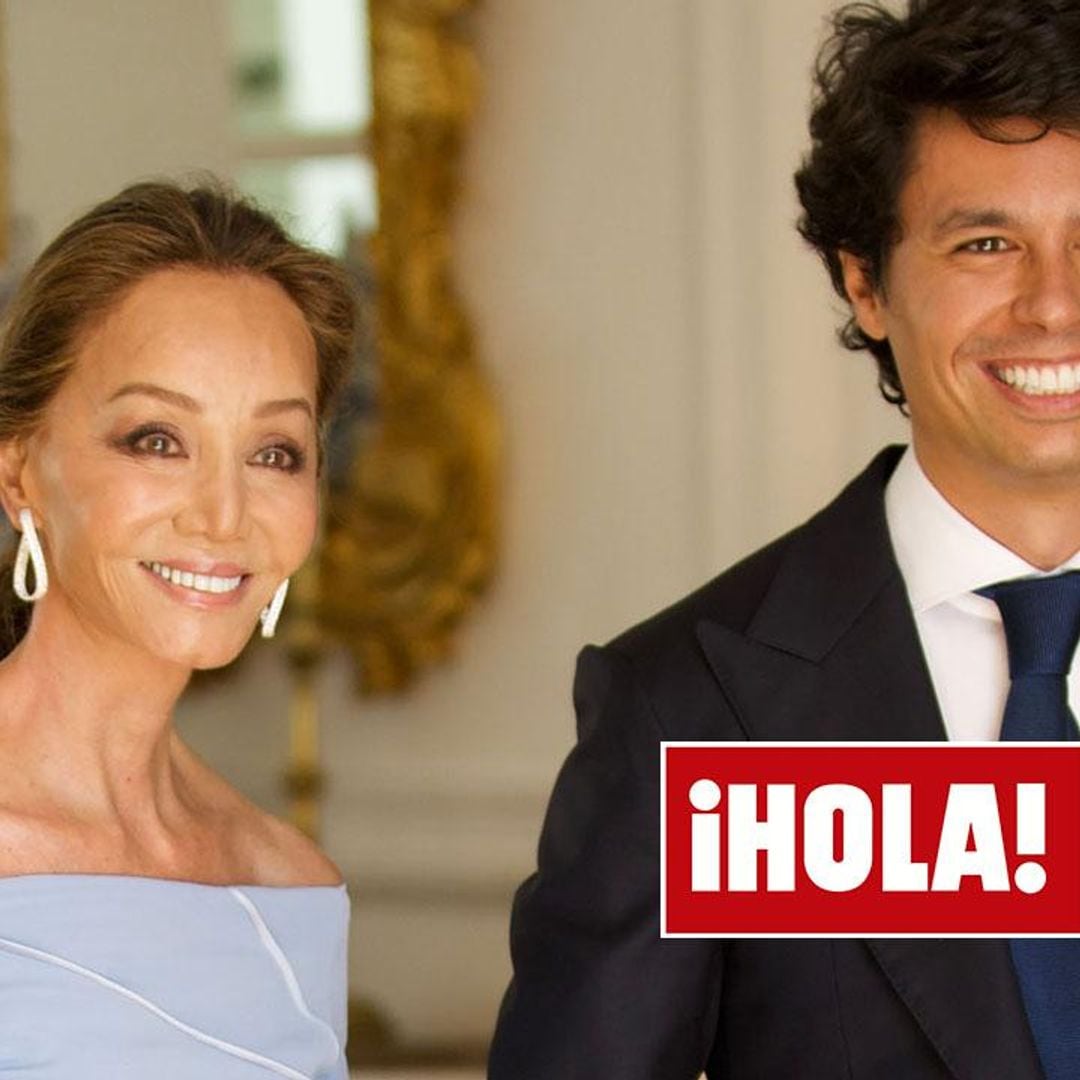 Primera imagen de Isabel Preysler como madrina en la boda de su sobrino, Álvaro Castillejo