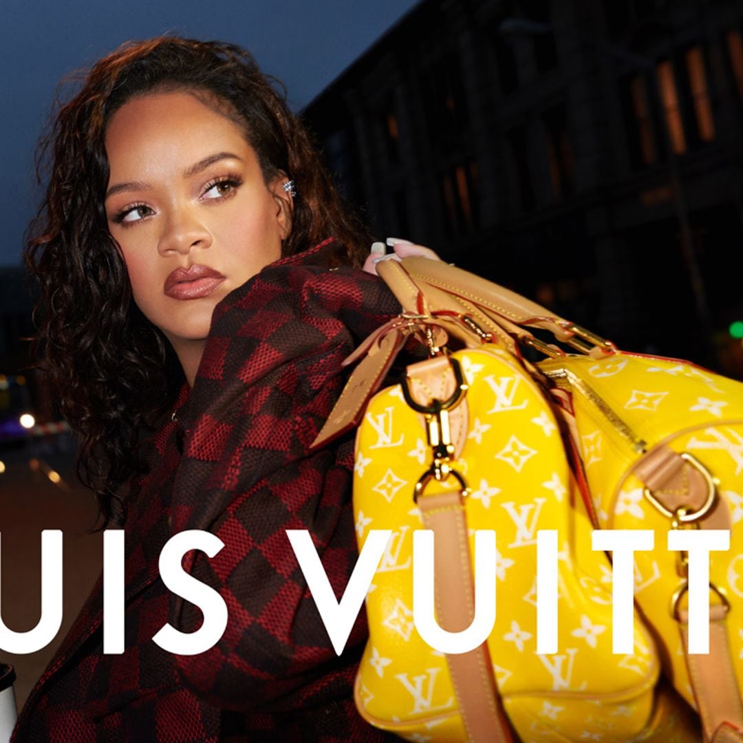 Rihanna posa embarazada para la primera campaña de Pharrell Williams en Louis Vuitton