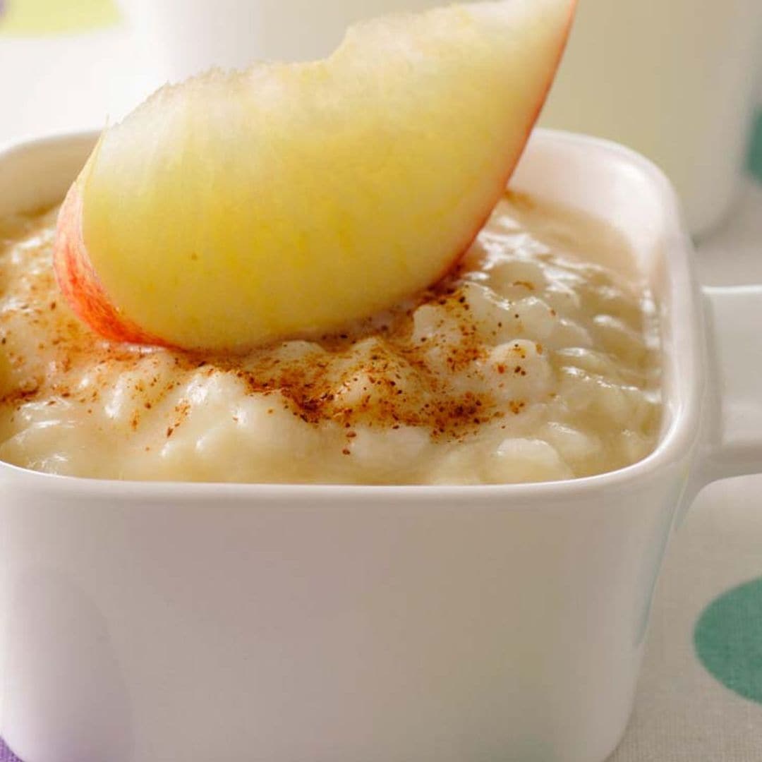 Arroz con leche en el microondas