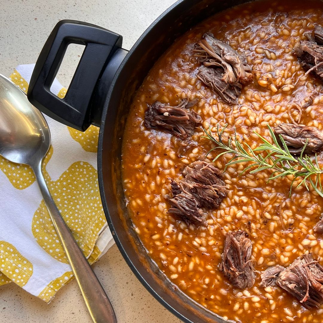 Arroz meloso con costillas de ternera by Santifoods