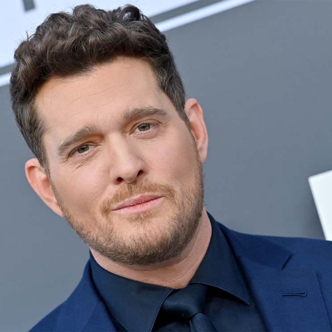 La divertida manera de Michael Bublé de presentar a su hija recién nacida, Cielo Yoli Rose