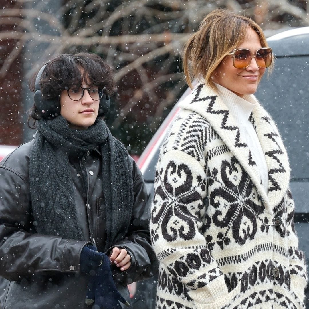 Jennifer Lopez was seen in Aspen, Colorado, doing some shopping with her family, including her daughter Emme