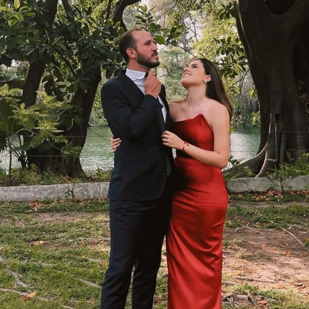 Camila Fernández y Francisco Barba celebran su tercer aniversario de bodas