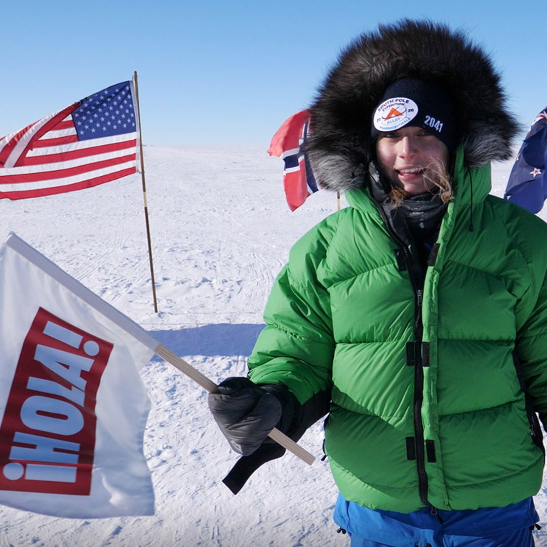 'Es el mejor día de mi vida': Paulina Villalonga no puede evitar las lágrimas al llegar al Polo Sur