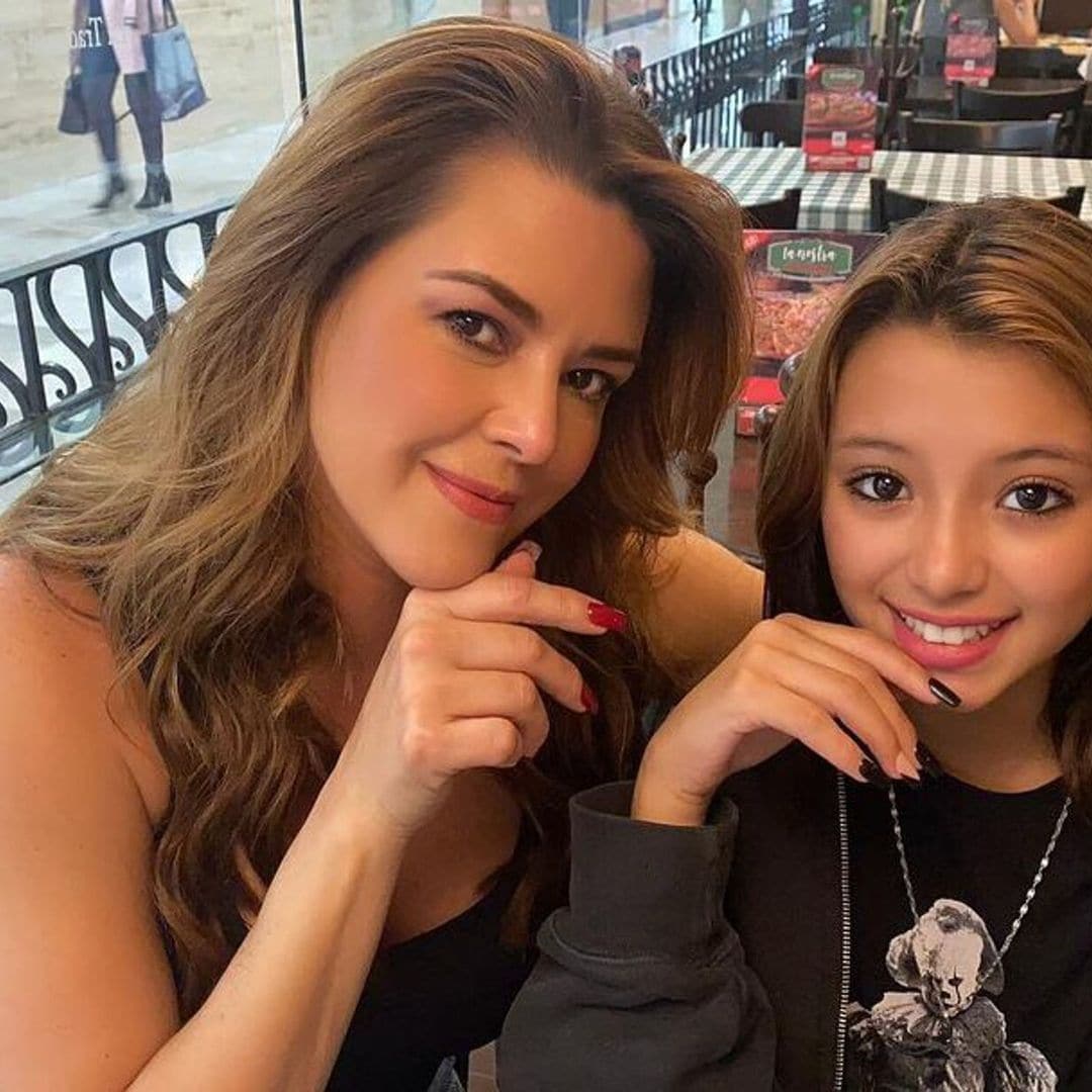 Así es la excelente relación de Alicia Machado y su hija Dinorah, quien ya es toda una adolescente