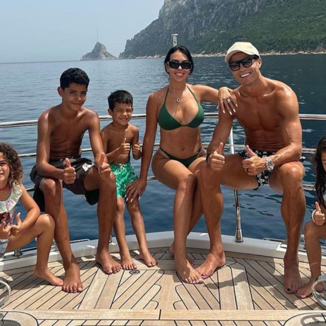 Cristiano y Georgina, de vacaciones familiares: no te pierdas el emocionante reencuentro del futbolista con sus hijos