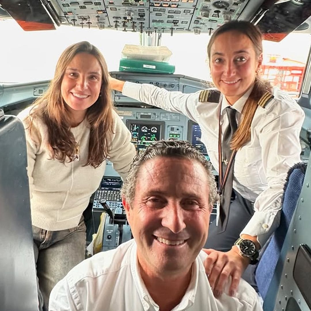 La sorpresa de Marta Pombo y su padre a Lucía en pleno vuelo